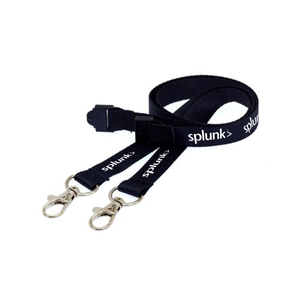 Picture of Splunk double ended lanyards